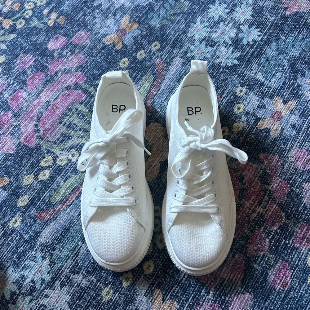 White sneakers
